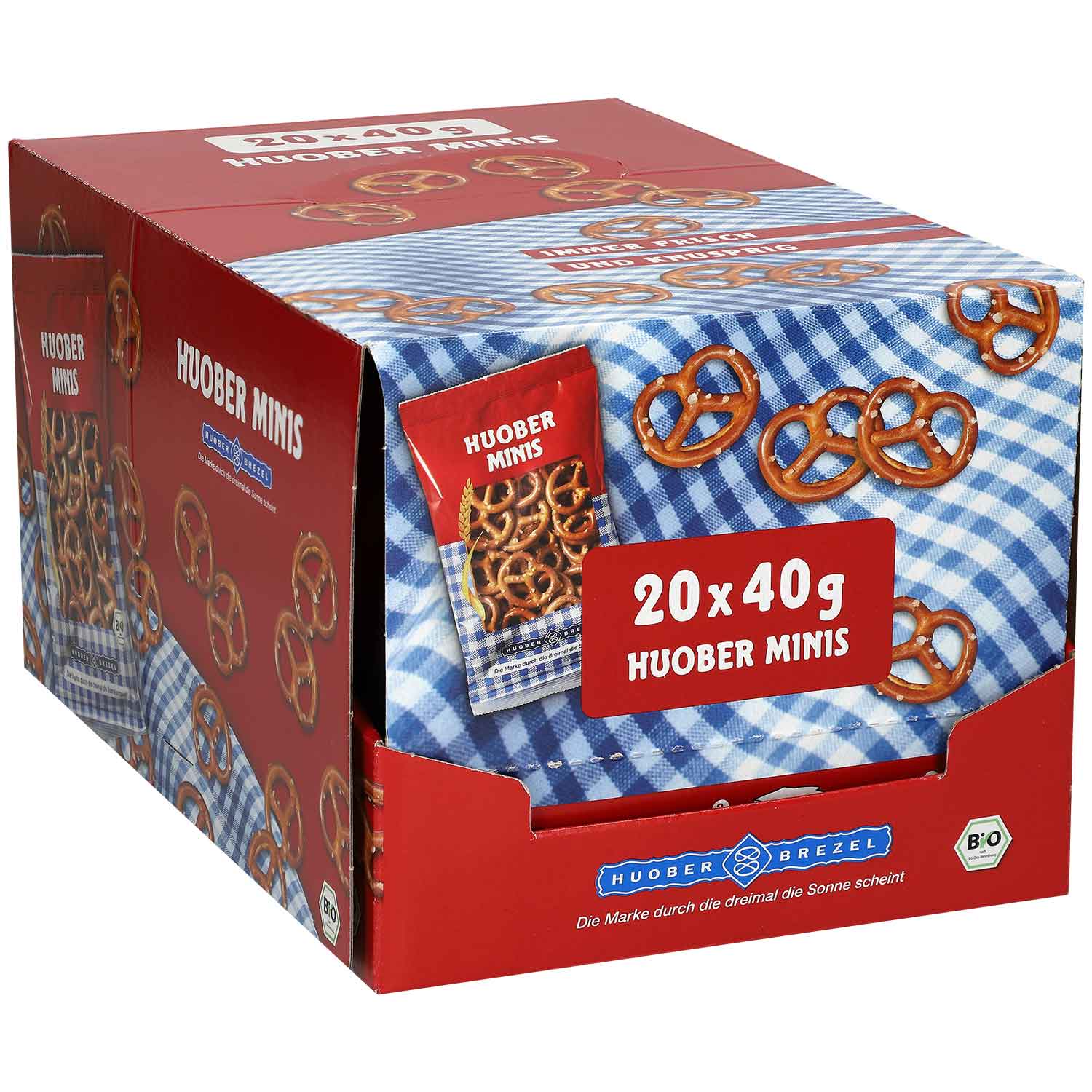 Huober Brezel Minis Bio 20x40g
