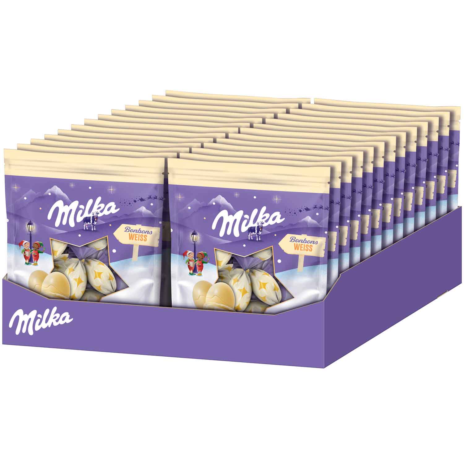 Milka Bonbons Weiß 90g