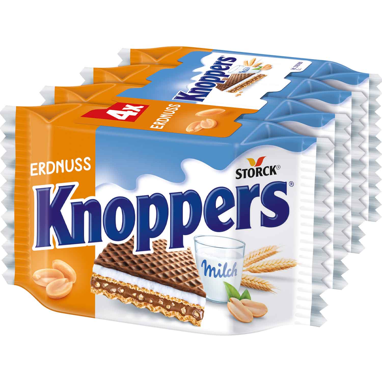 Knoppers Erdnuss 4er