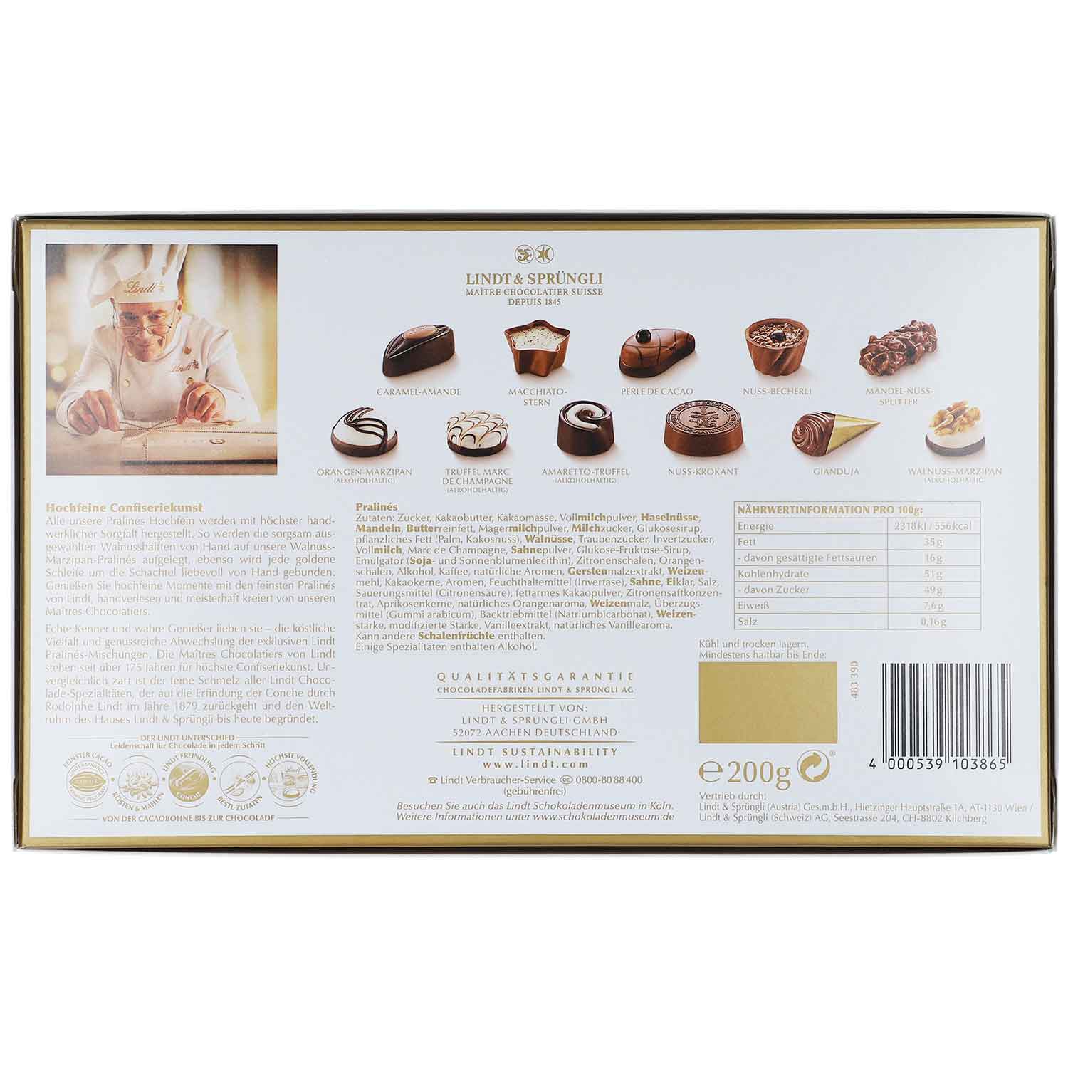 Lindt Pralinés Hochfein 200g