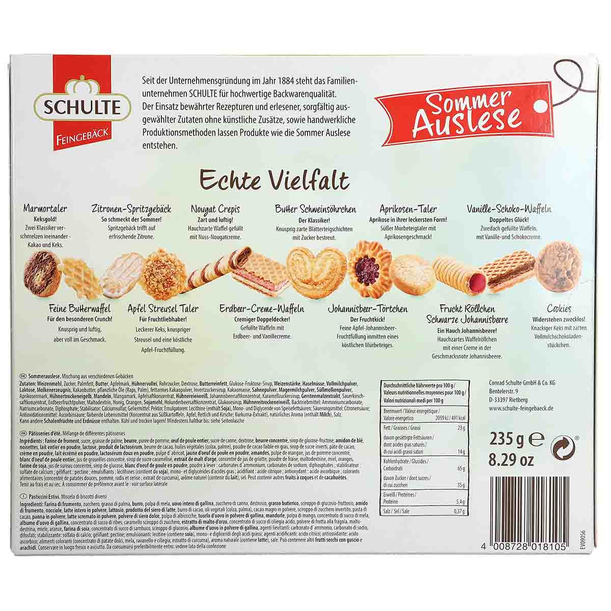 Schulte Sommer-Auslese 235g
