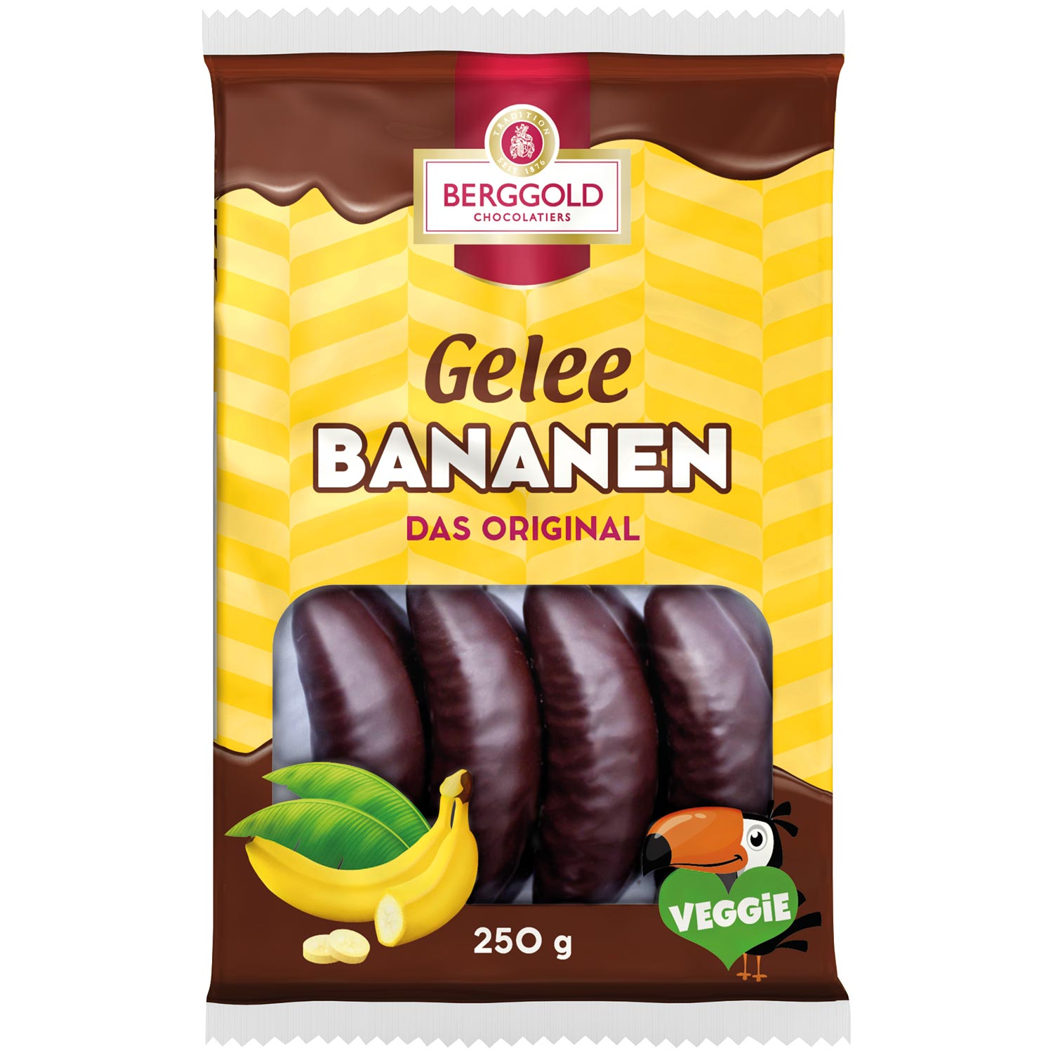 Berggold Gelee Bananen 250g