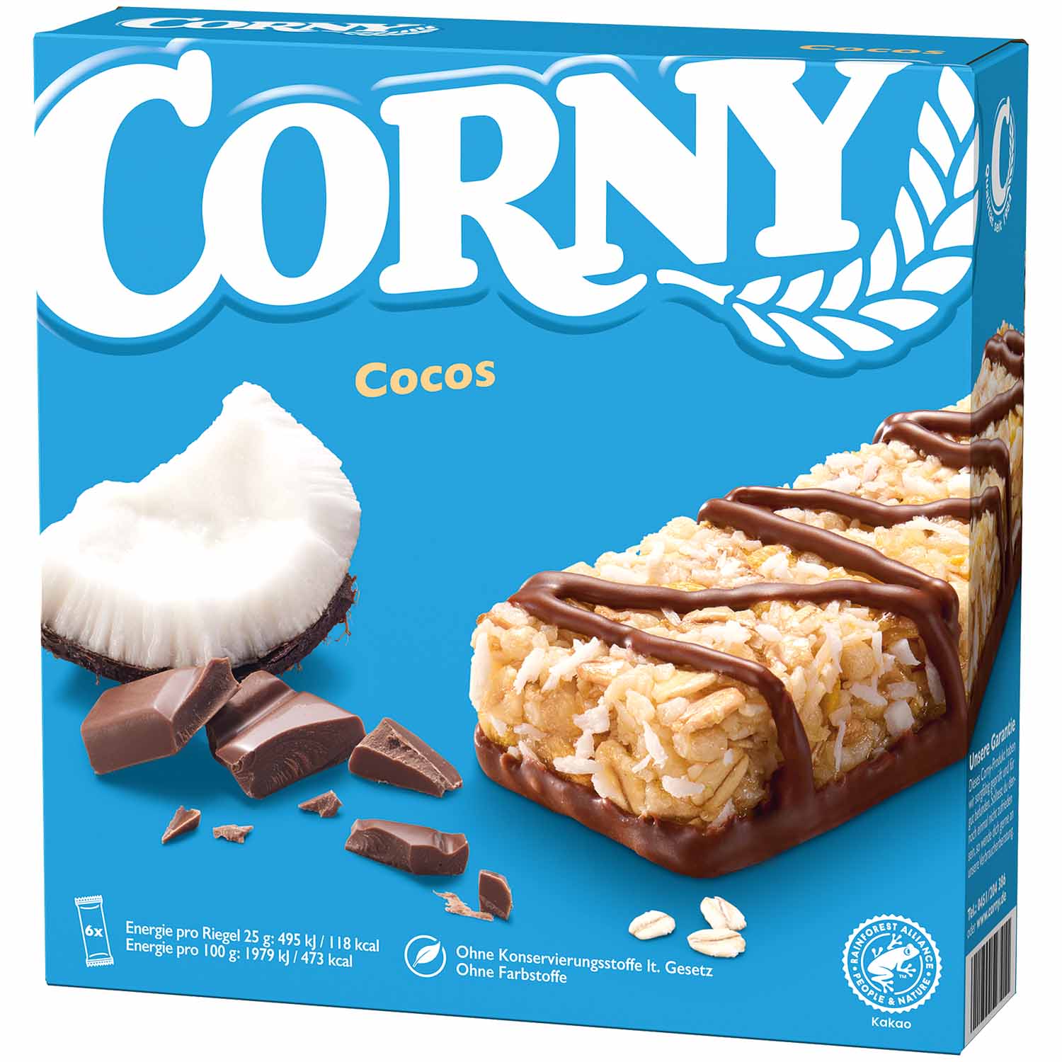 Corny Classic Cocos 6x25g