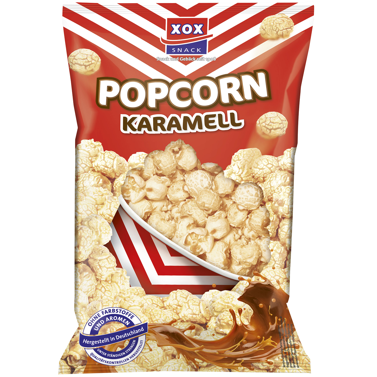 XOX Popcorn Karamell 200g