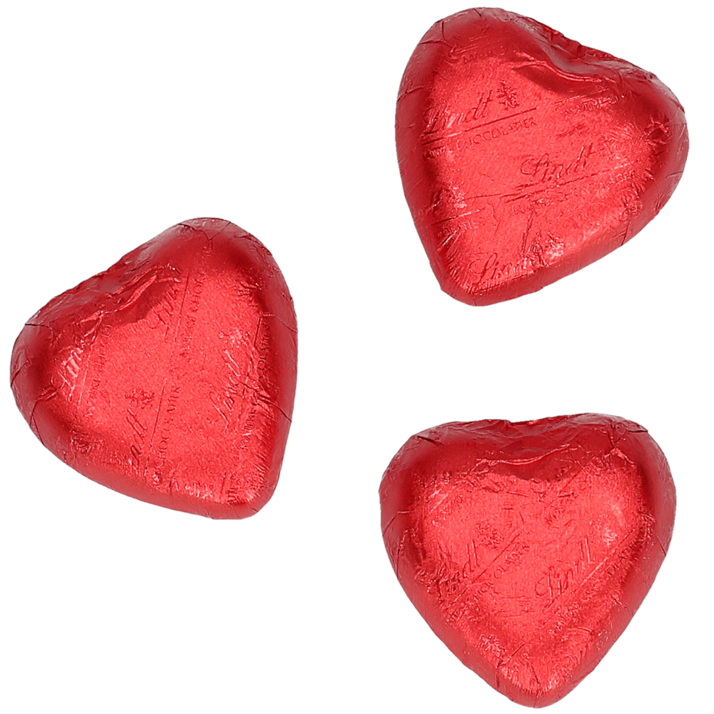 Lindt Vollmilch Herzen rot 2,5kg