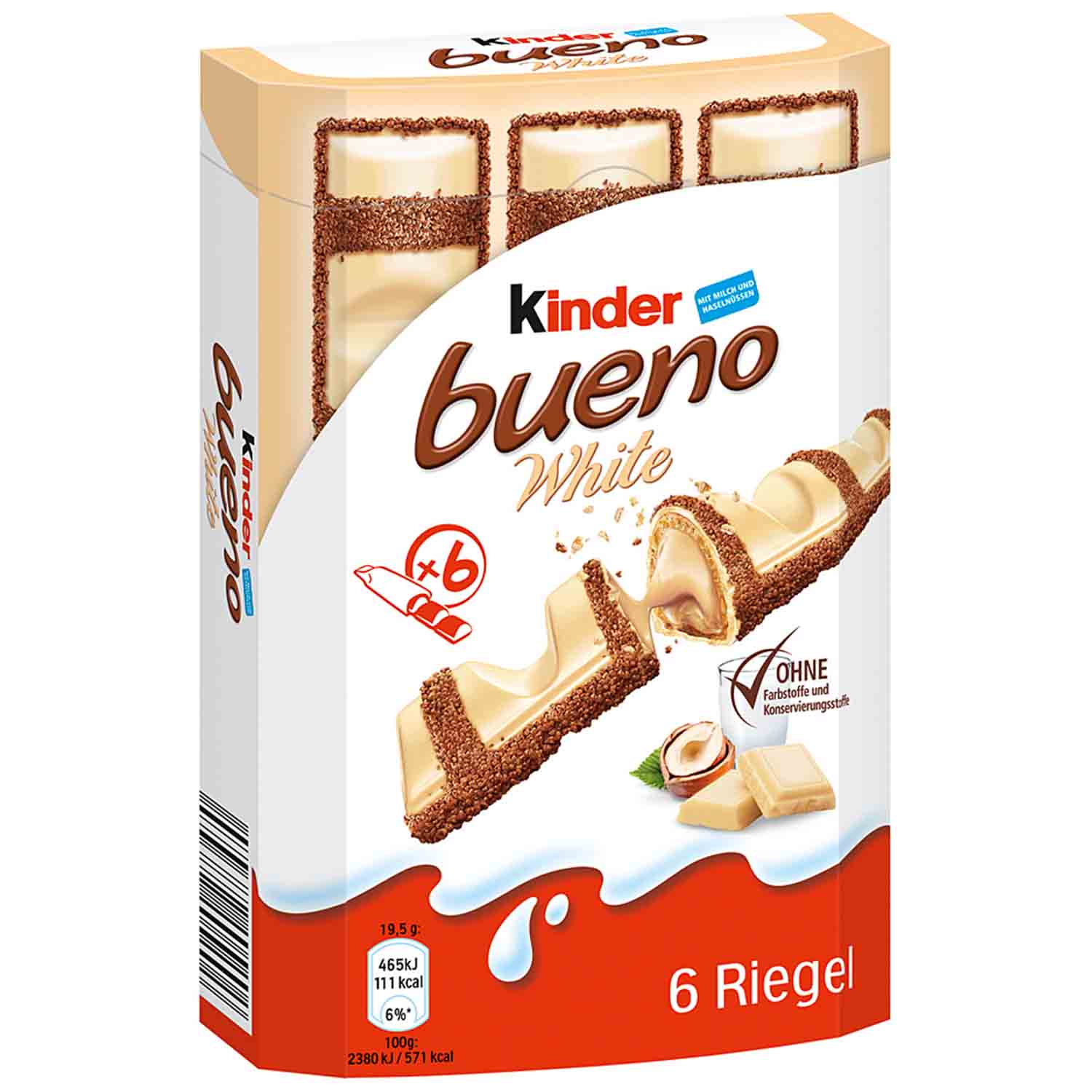 kinder bueno White 6er