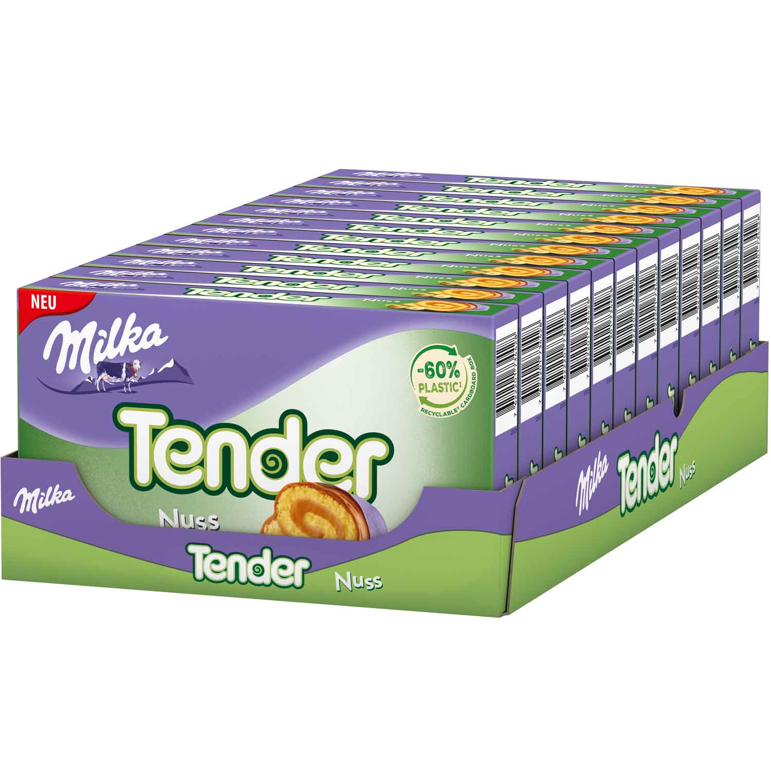 Milka Tender Nuss 5x37g