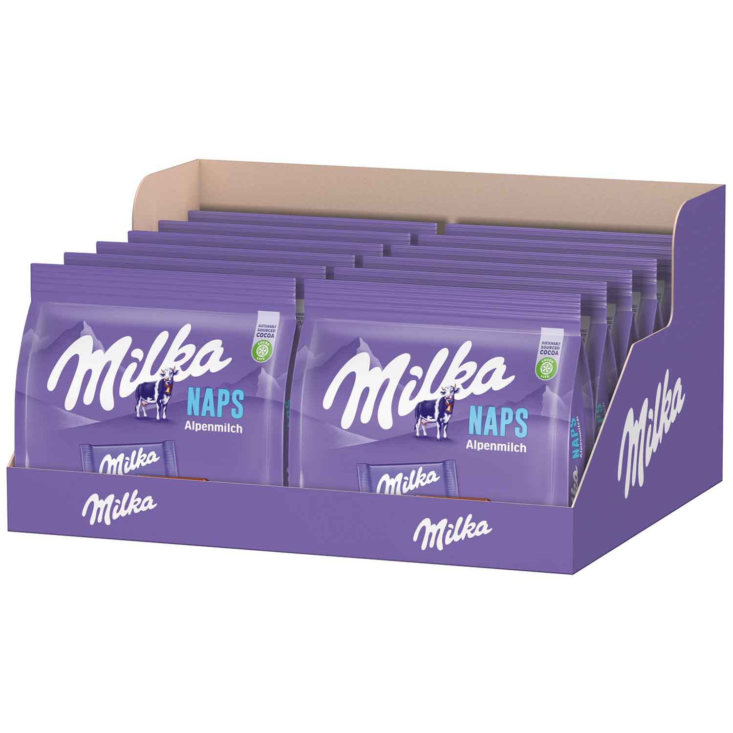 Milka Naps Alpenmilch 119g