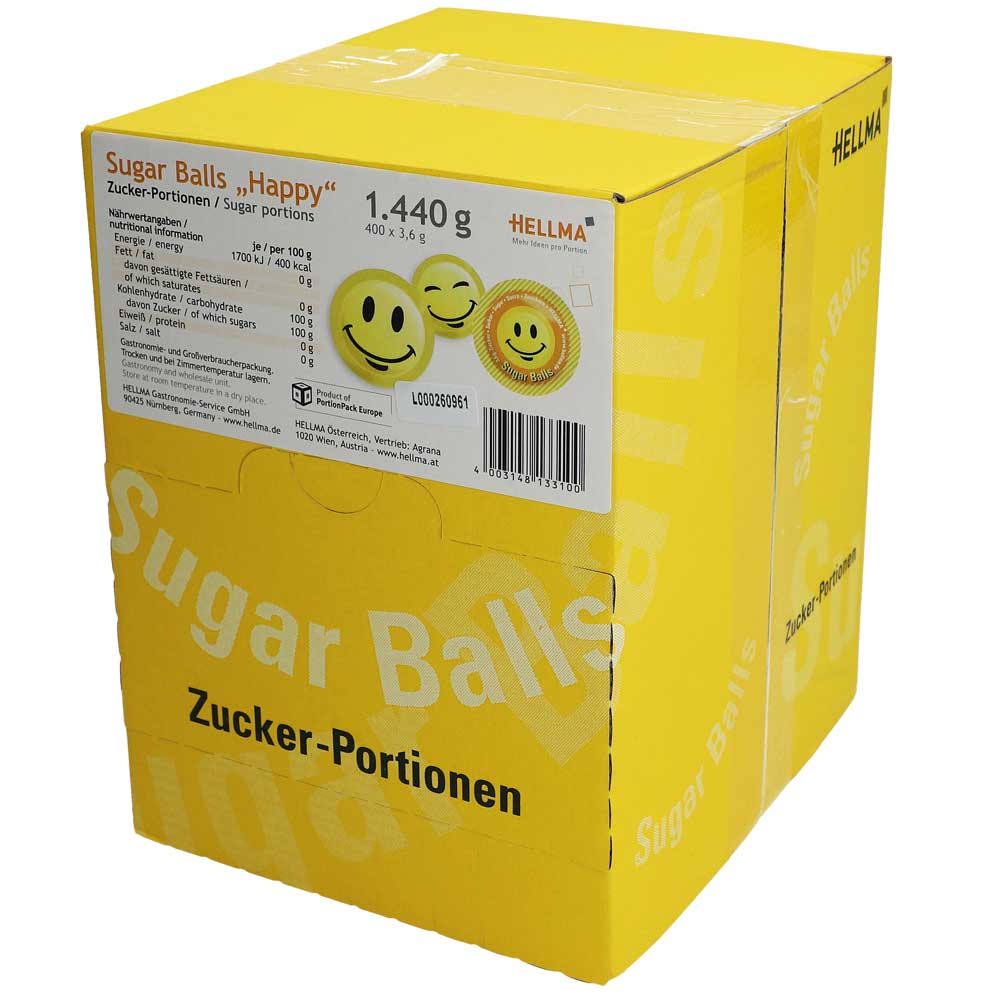 Hellma Sugar Balls 'Happy' 400er