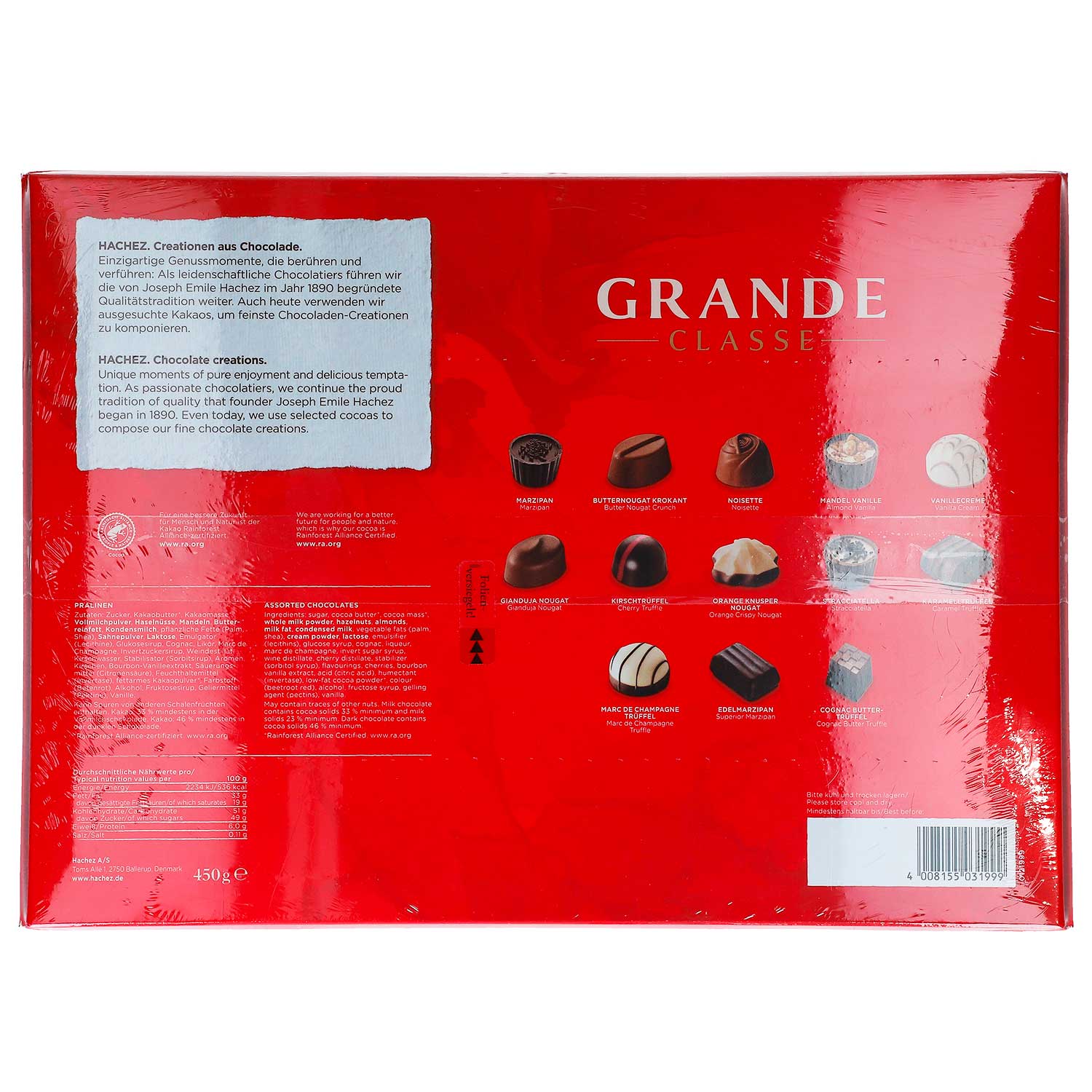 Hachez Grand Classe 450g