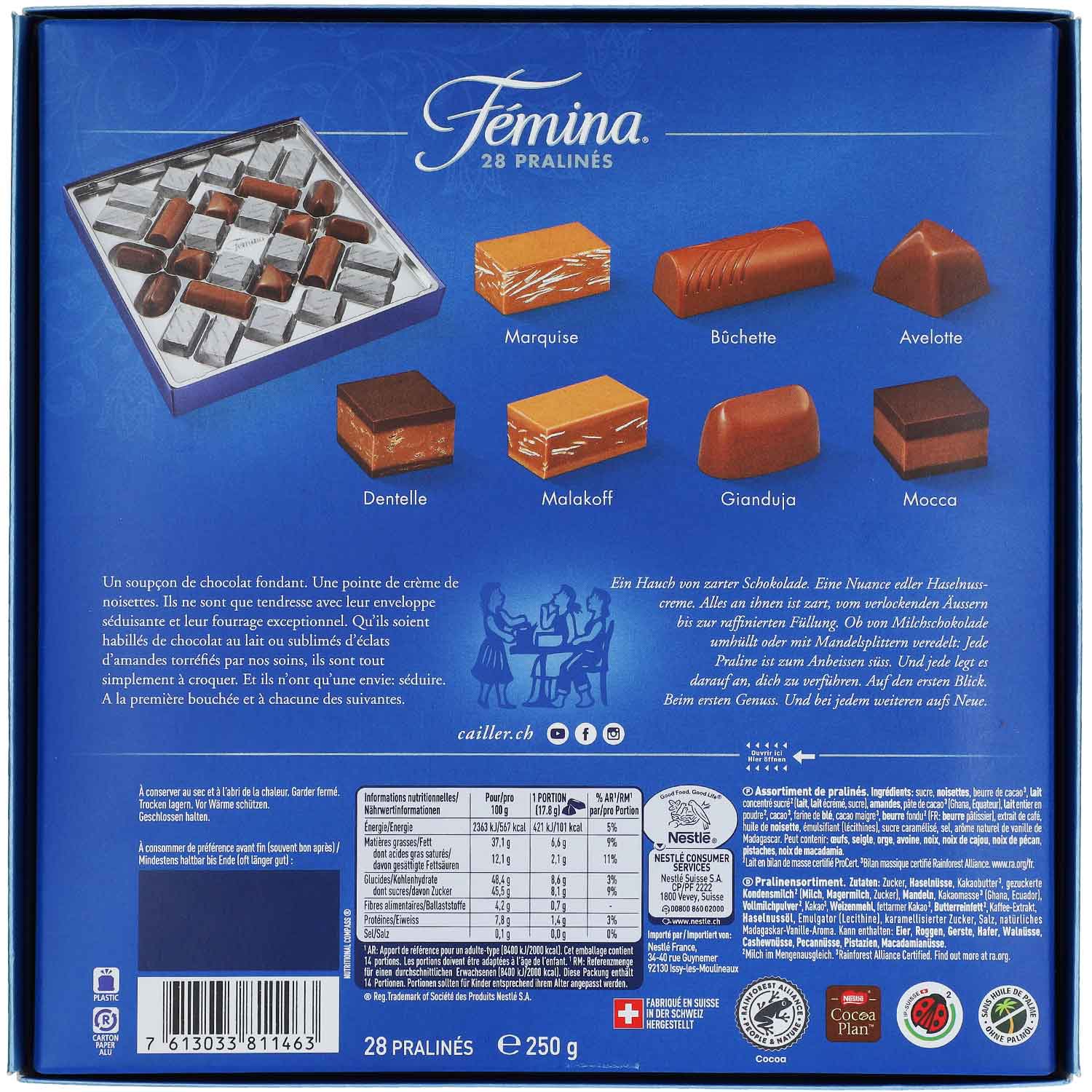 Cailler Fémina 250g