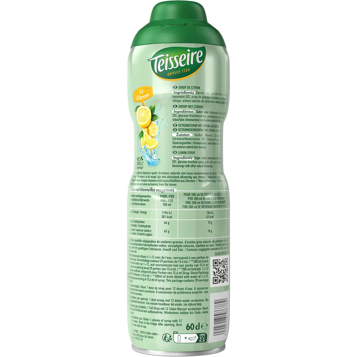 Teisseire Zitrone 600ml
