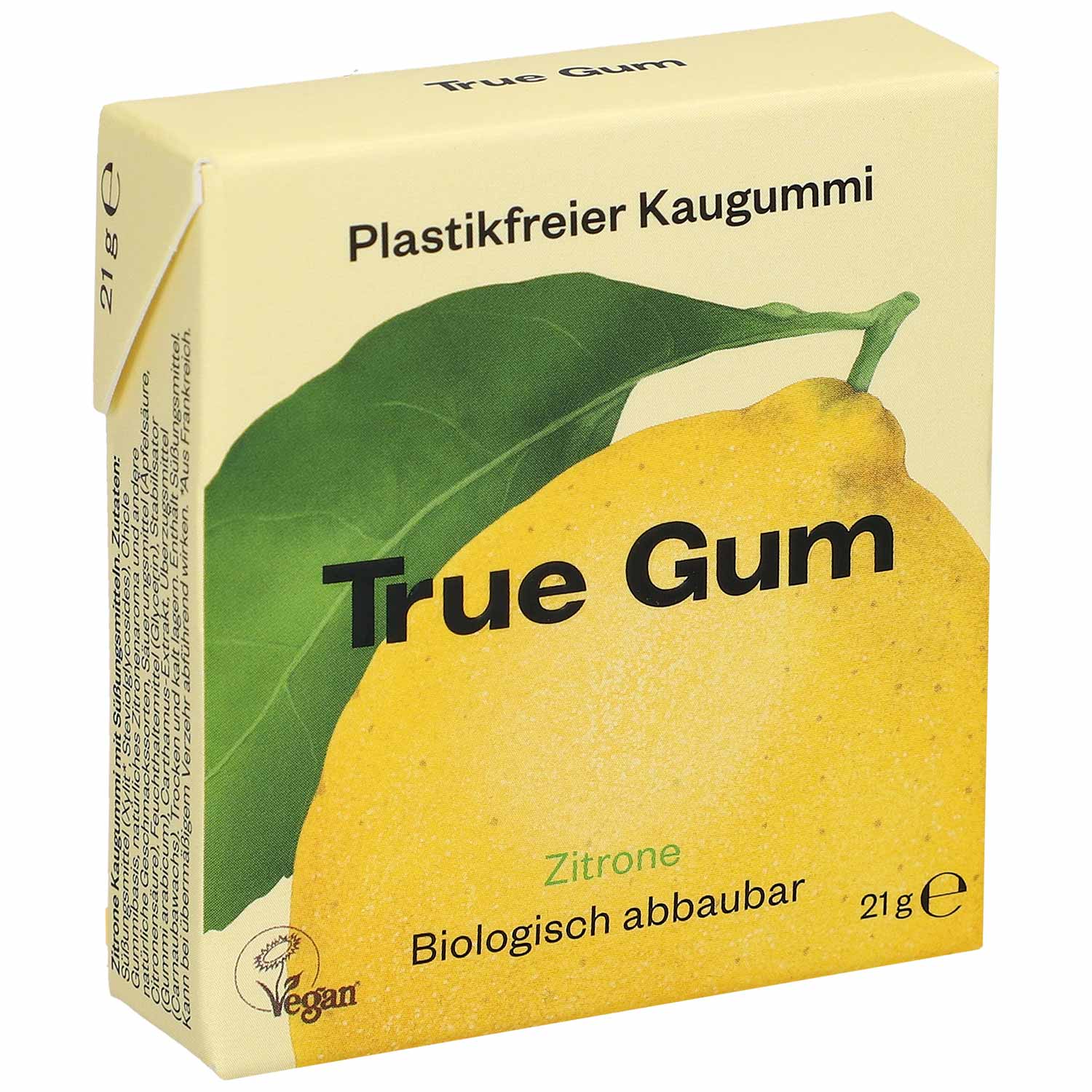 True Gum Zitrone 21g