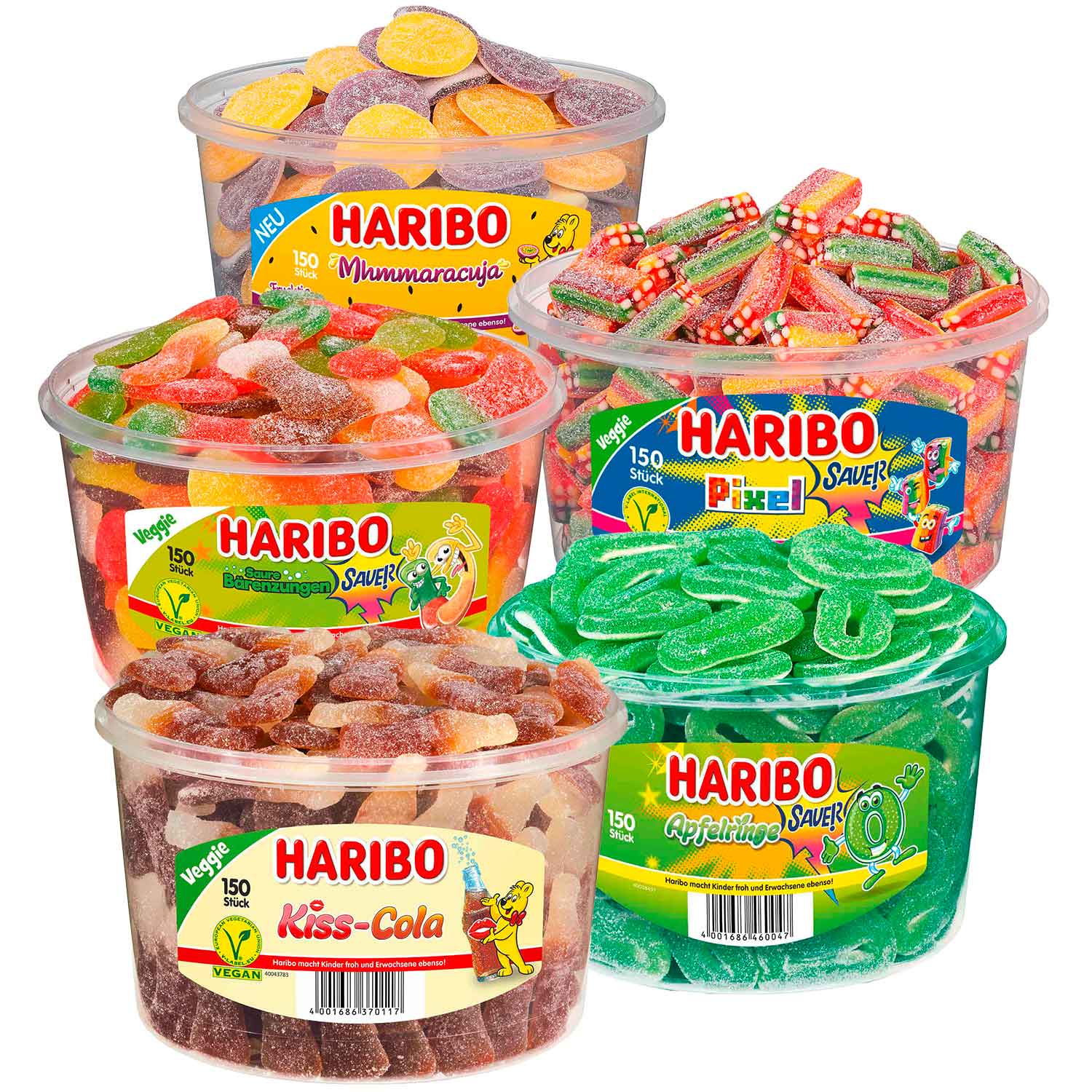 Haribo Sauer Mix Dosen 5er
