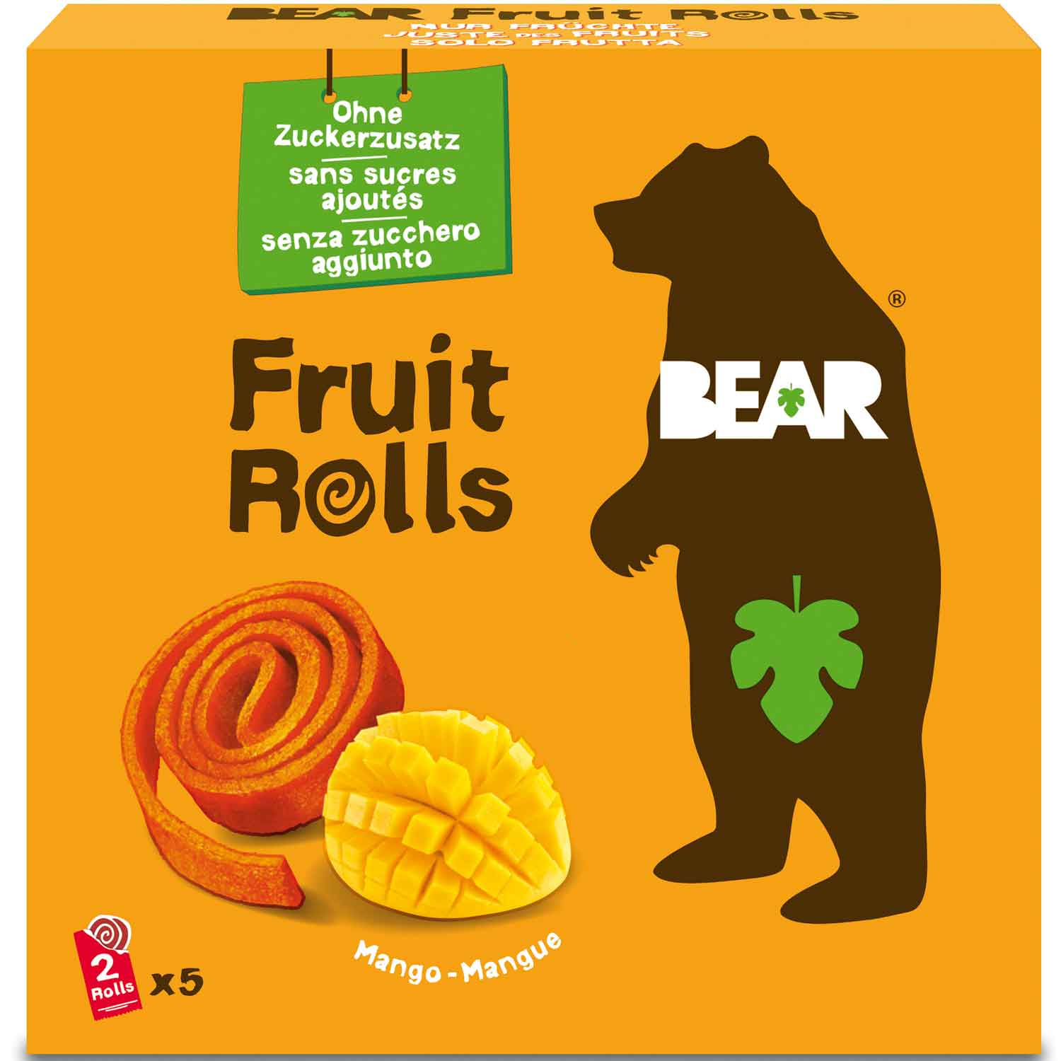 Bear Fruit Rolls Mango 5x2er