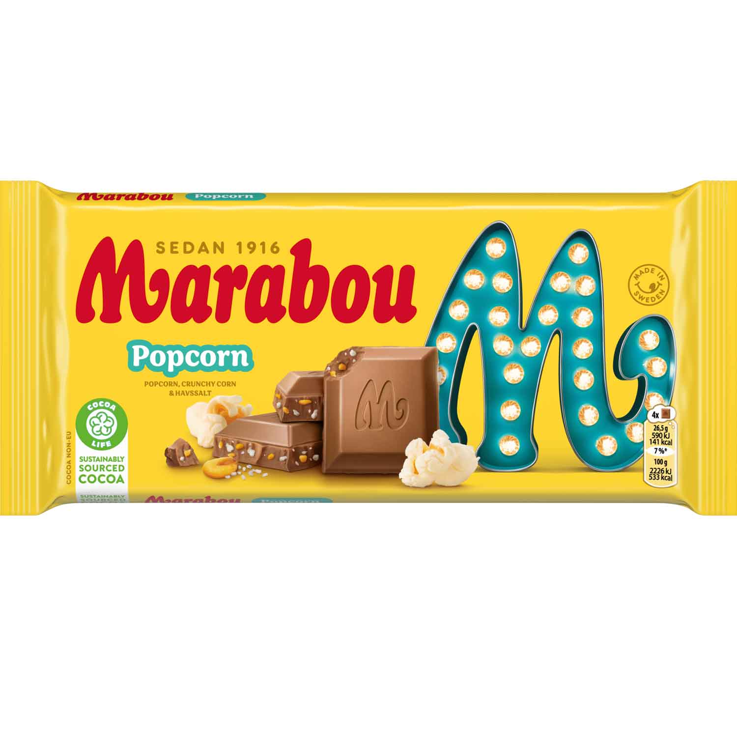 Marabou Popcorn 185g