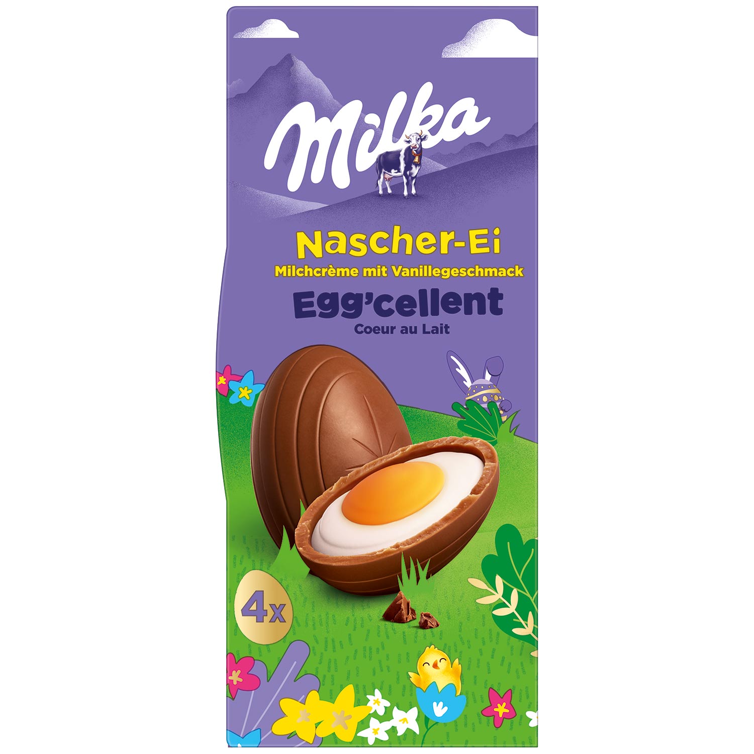 Milka Nascher-Ei 4x31g