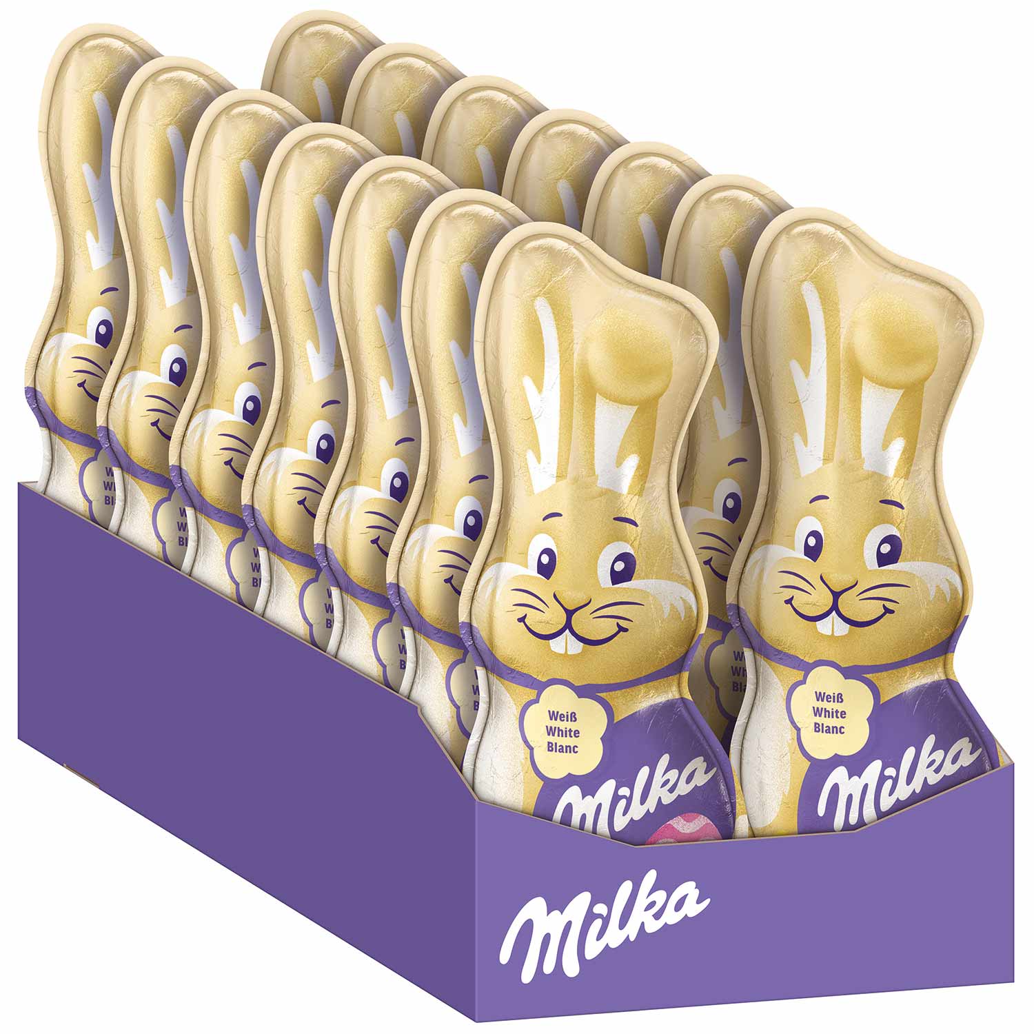 Milka Schmunzelhase Weiß 90g