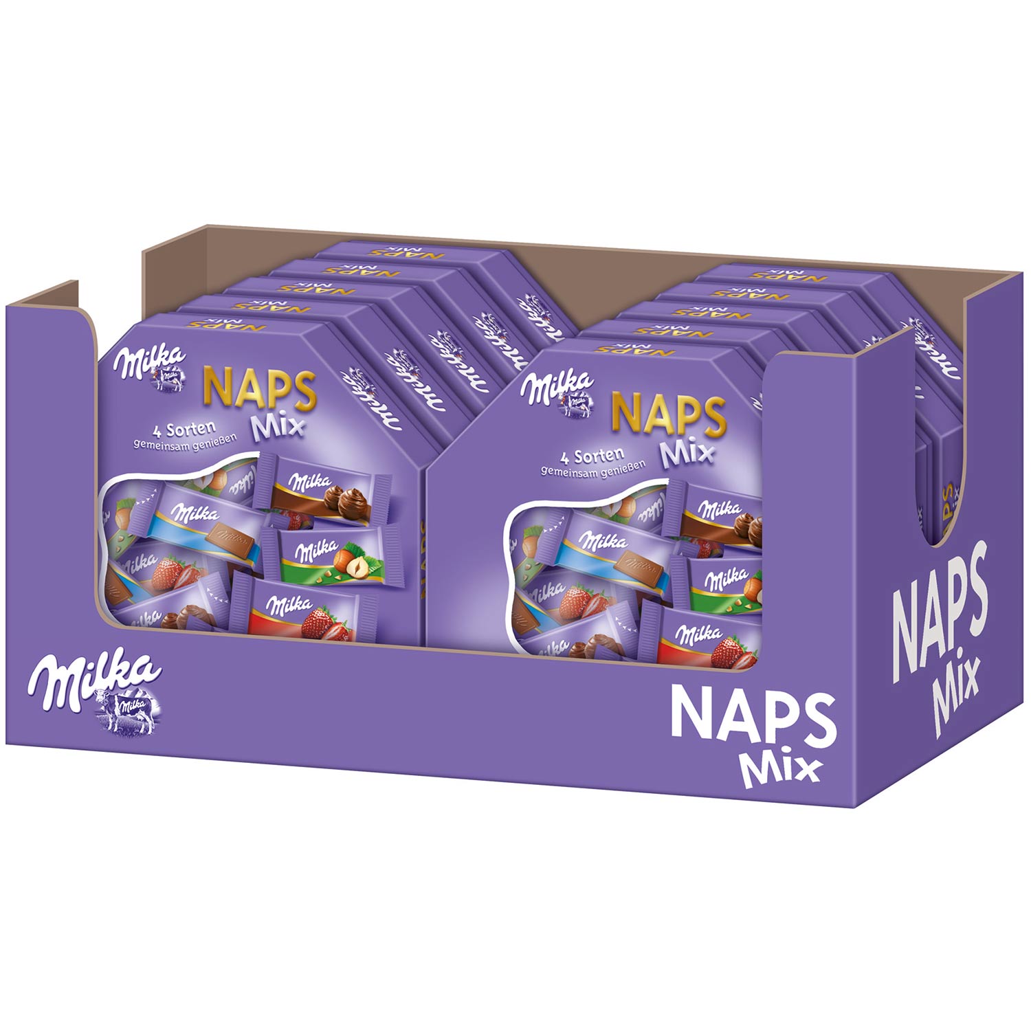 Milka Naps Mix 138g