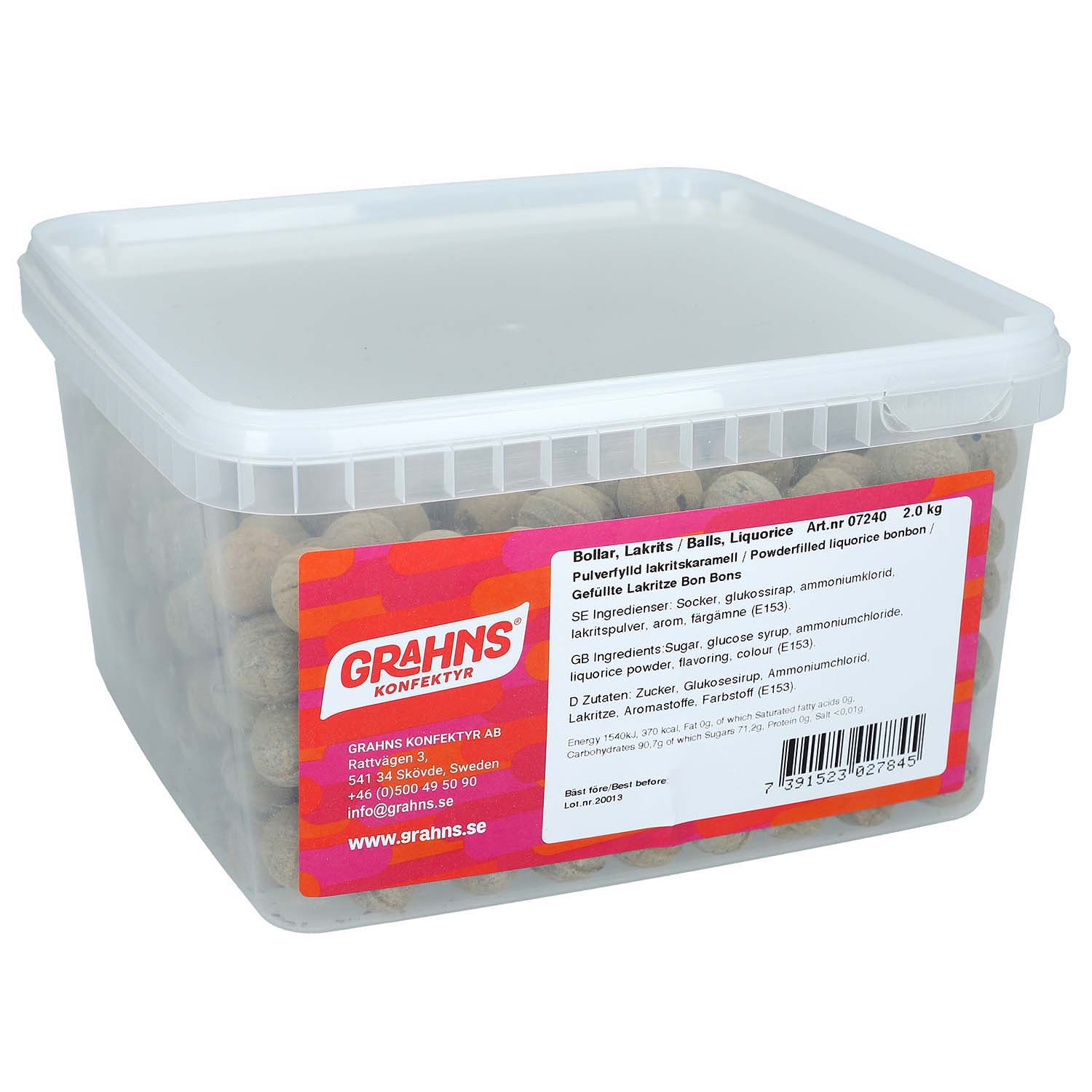 Grahns Salmiak Bøllen 2kg