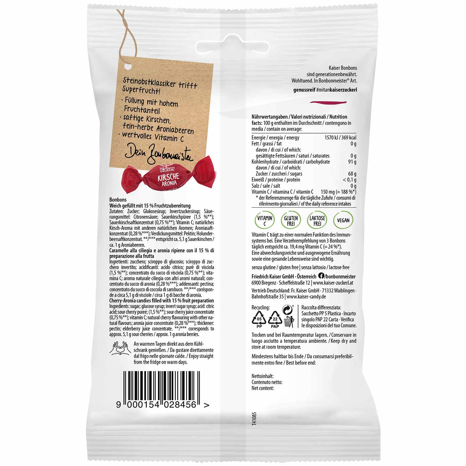 Kaiser Kirsche Aronia 90g