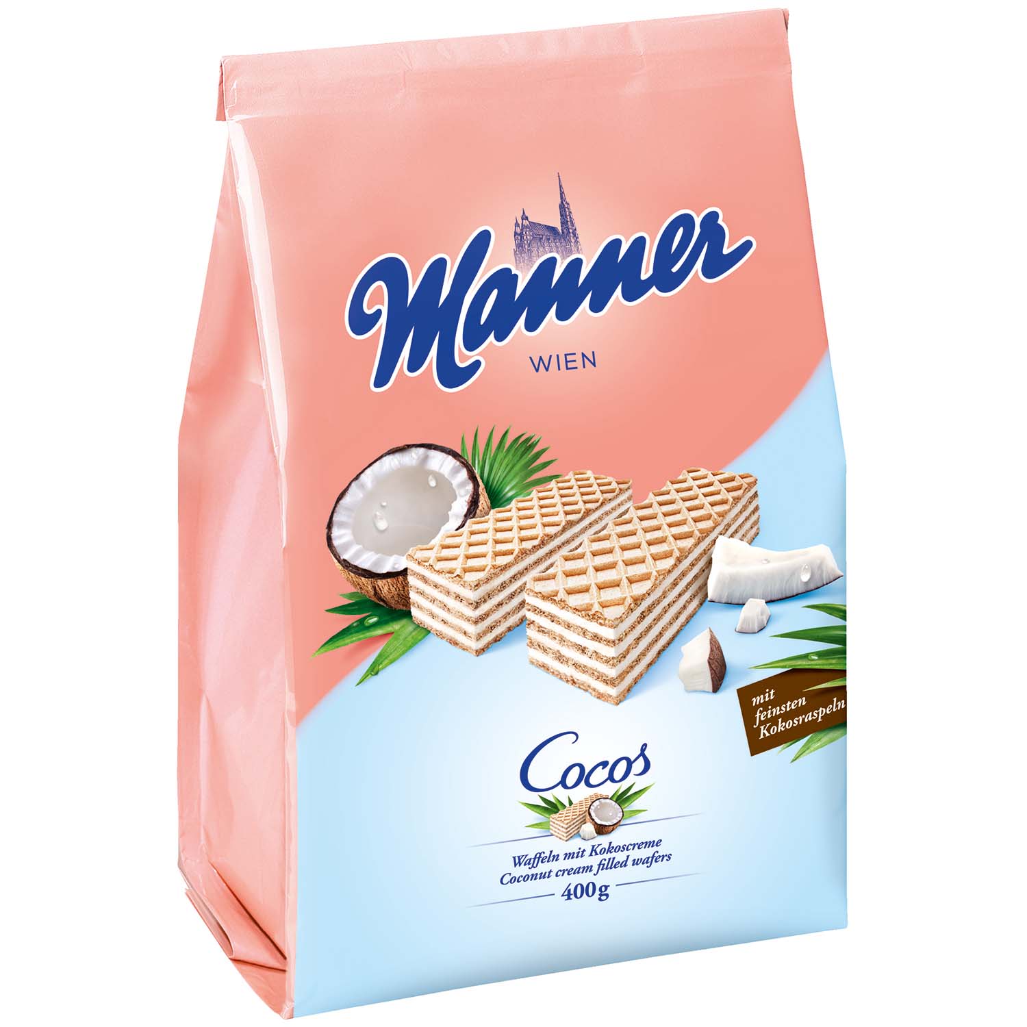 Manner Cocos Schnitten 400g