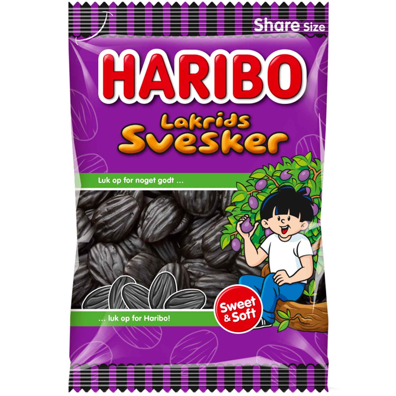 Haribo Lakrids Svesker 375g