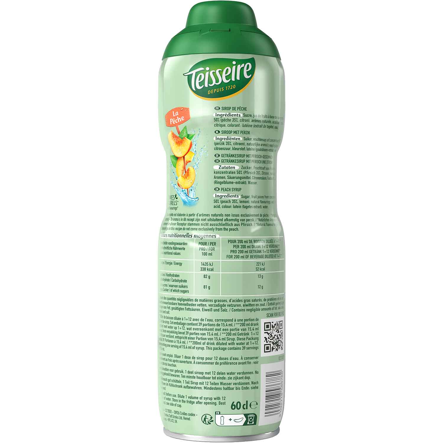 Teisseire Pfirsich 600ml