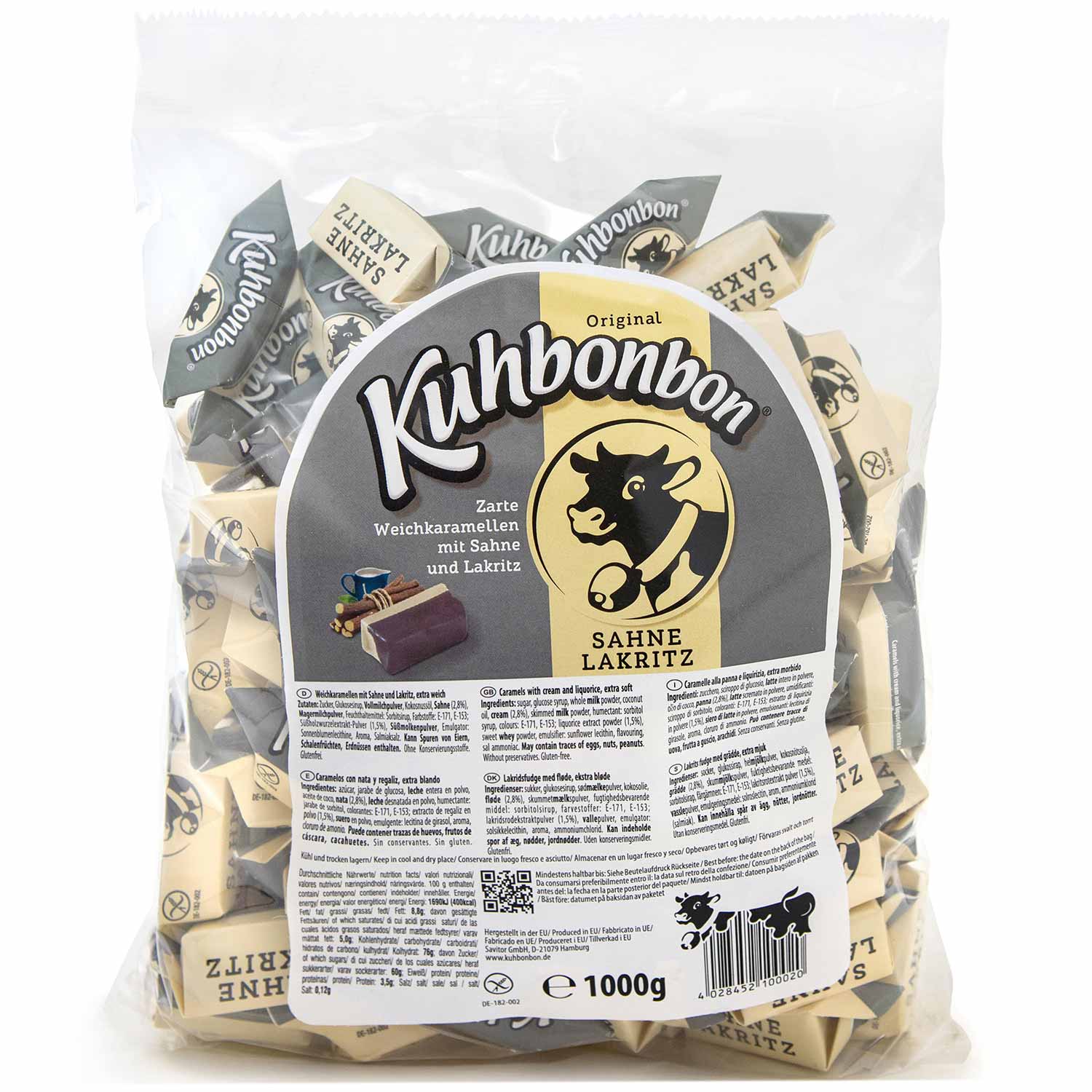 Kuhbonbon Sahne Lakritz 1kg