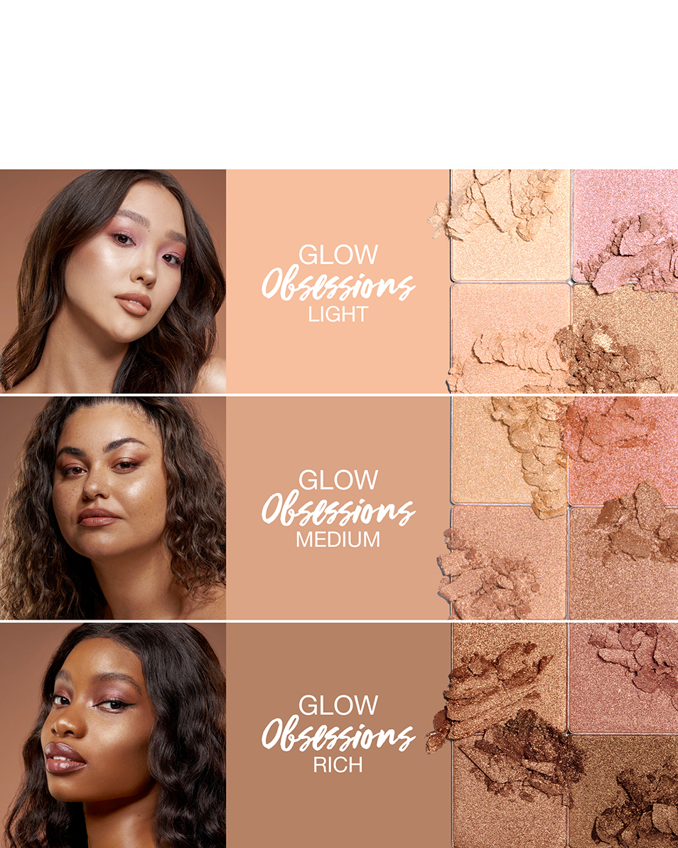 glow obsessions HIGHLIGHTER PALETTE RICH