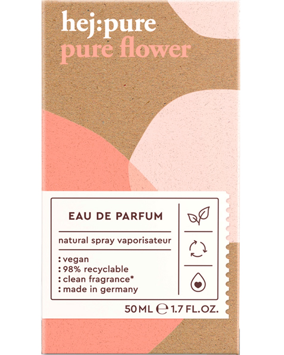 hej:pure pure flower EAU DE PARFUM NATURAL SPRAY