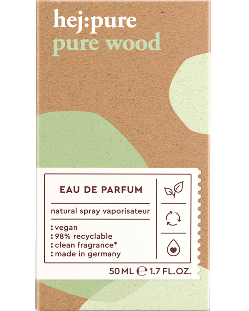 hej:pure pure wood EAU DE PARFUM NATURAL SPRAY