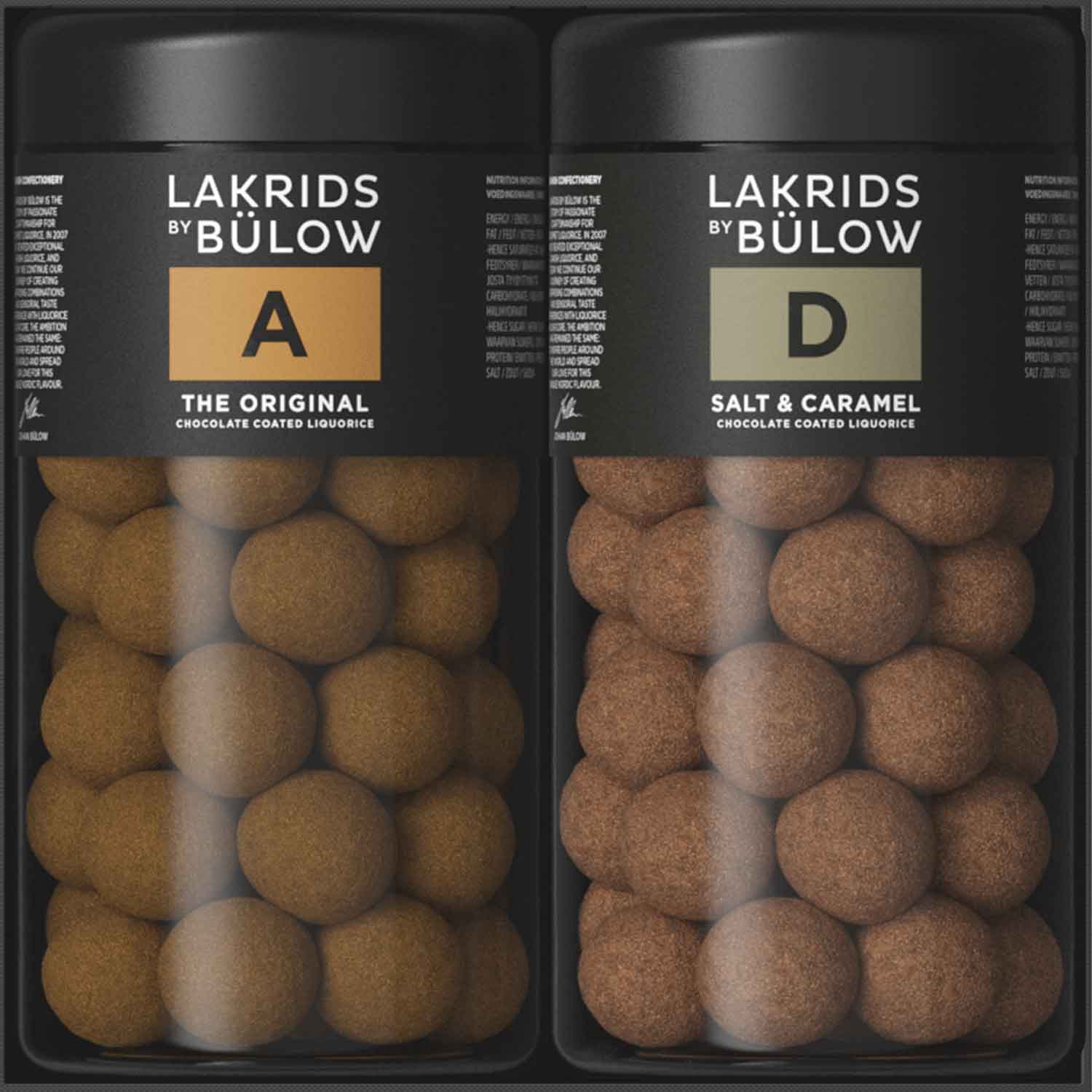 Lakrids by Bülow Black Box The Original & Salt & Caramel 590g
