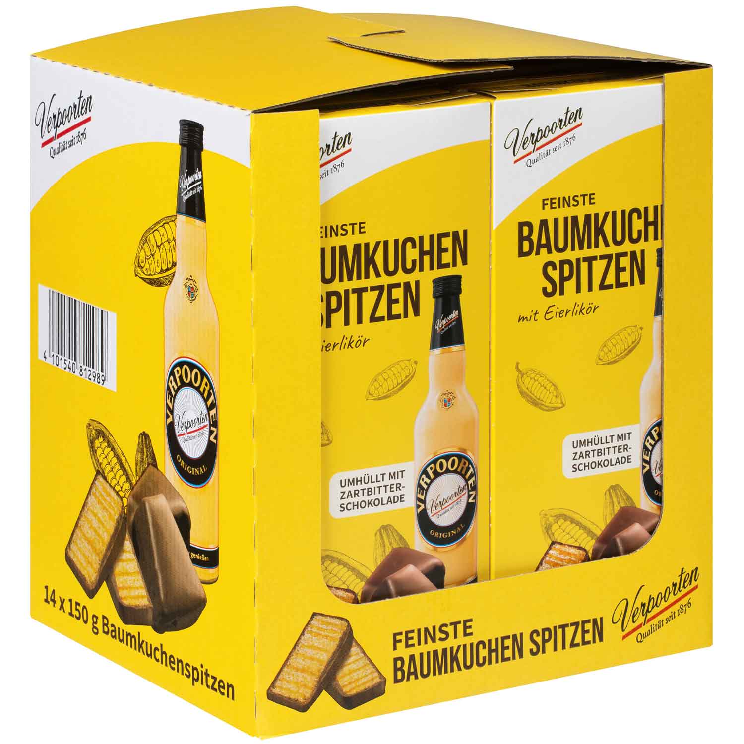 KuchenMeister Feinste Baumkuchenspitzen Verpoorten Eierlikör 150g