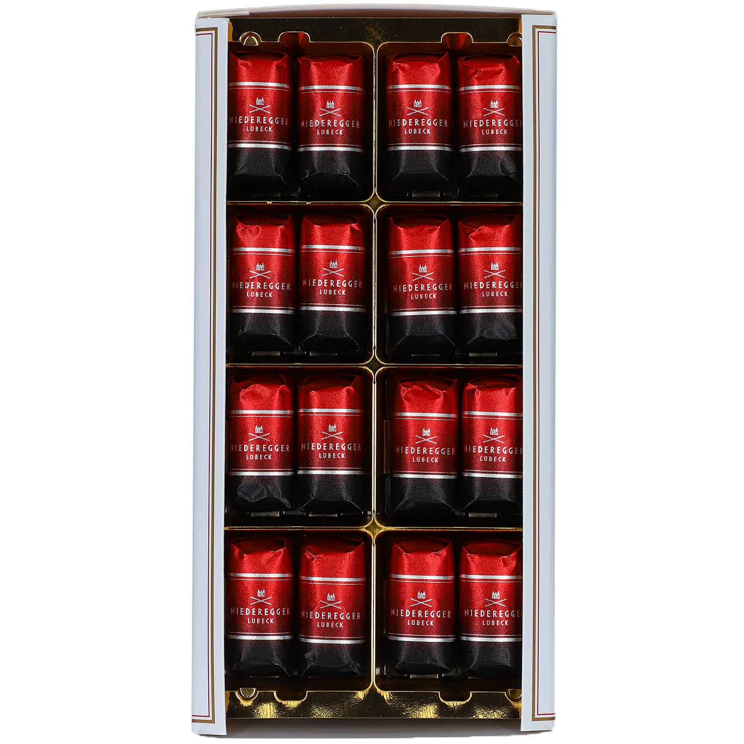 Niederegger Marzipan Klassiker Dark Edition Kaffee Nuss 80x12,5g