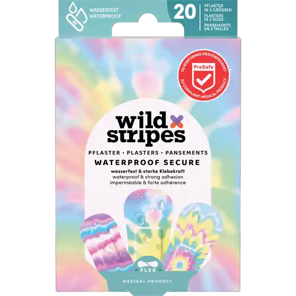 Pflaster Waterproof Secure Rainbow