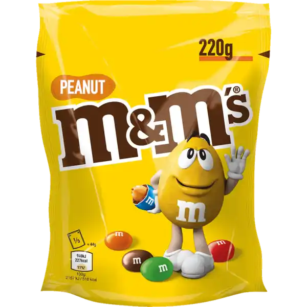 Peanut, Schokolinsen mit Erdnusskern