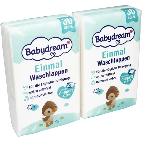 Einmal-Waschlappen Monatspack