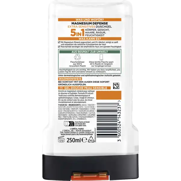 Magnesium Defense Extra Sensitiv Duschgel