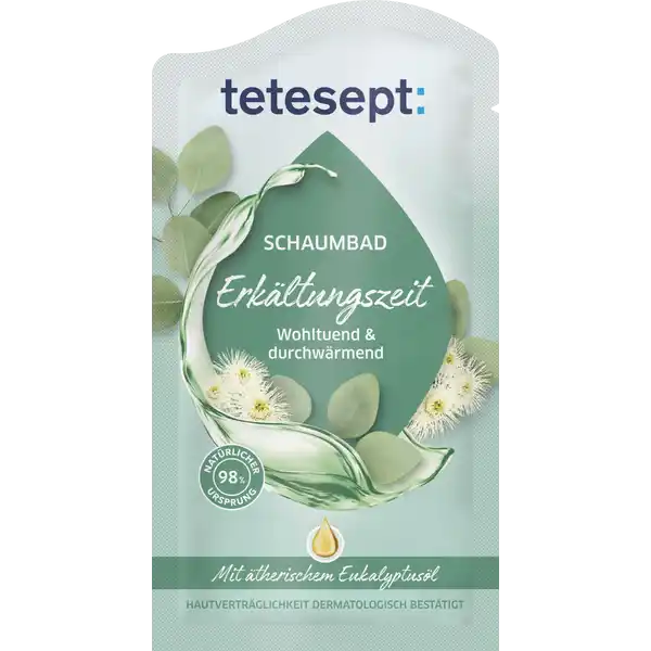 Schaumbad Erkältungszeit