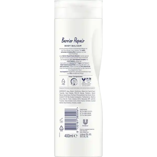 Barrier Repair Body Balsam mit Panthenol
