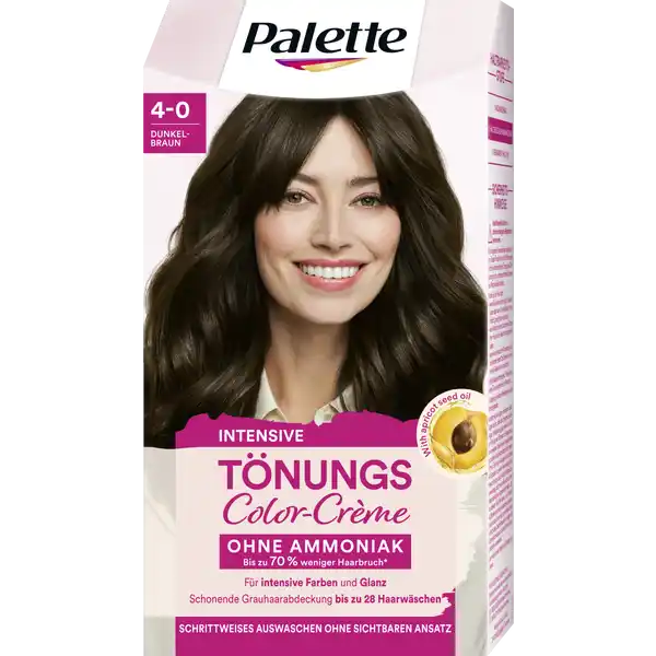Intensive Tönungs Color-Crème 4-0 Dunkelbraun