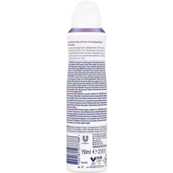 Deospray mit Zink-Komplex & Kirschblütenduft