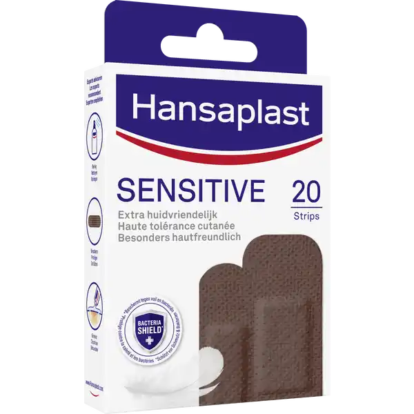 Sensitive Pflaster Hautton dunkel