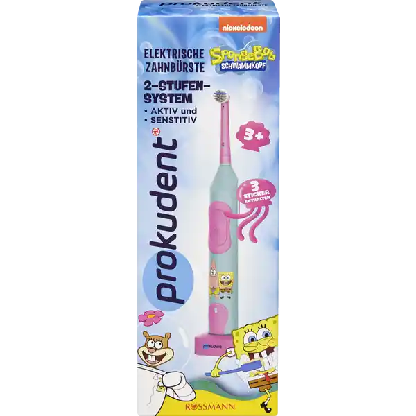 Kids Elektrische Zahnbürste Sponge Bob