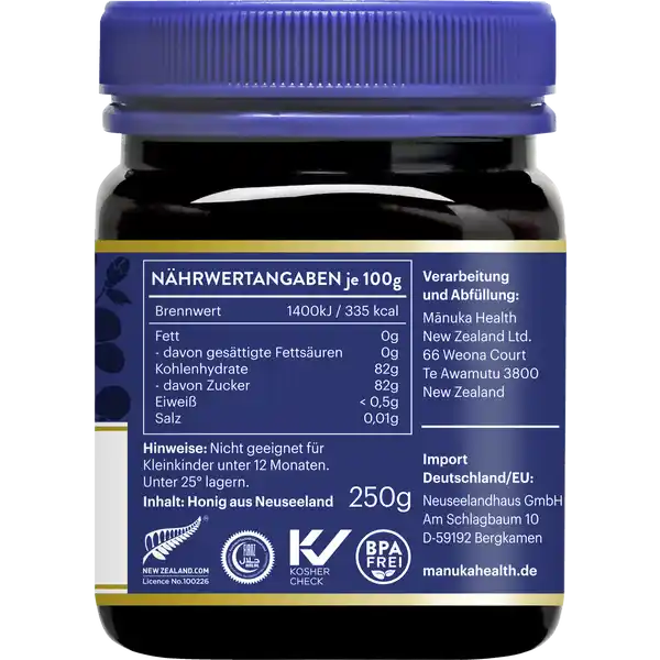 Manuka Honig MGO 250+