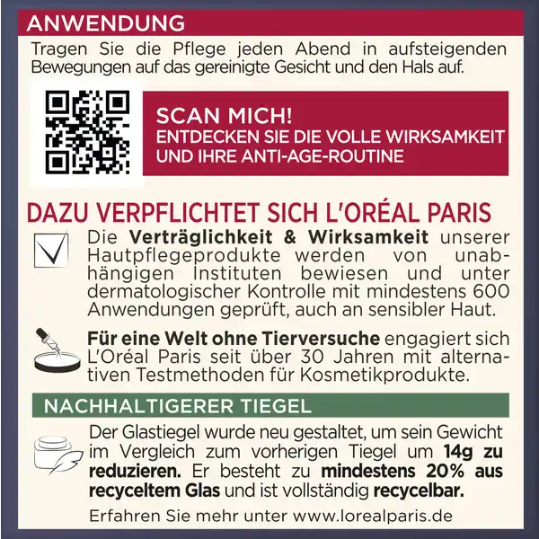 Anti-Age Nachtcreme Laser X3 Dreifach-Power