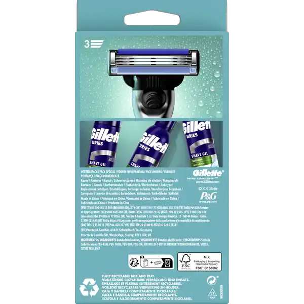 MACH3 Rasierer mit 6 Klingen Value Pack