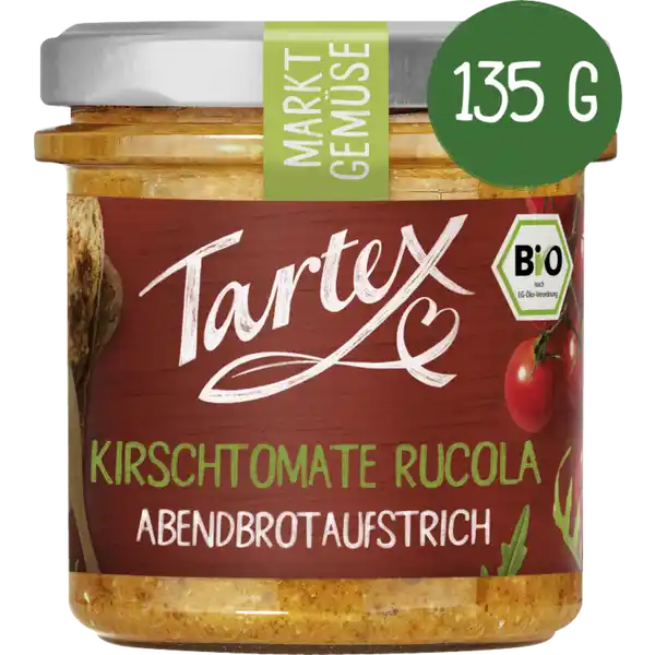 Bio Abendbrotaufstrich Kirschtomaten Rucola