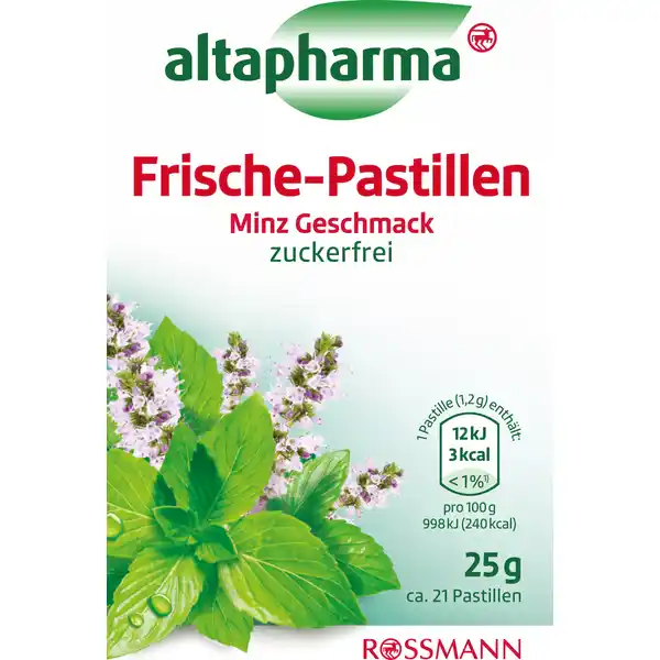 Frische-Pastillen Minz Geschmack